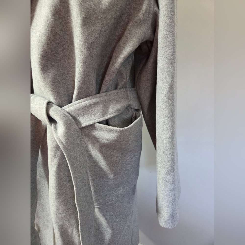 Gap Factory Light Gray Relaxed Topcoat In XXL - Picture 8 of 13